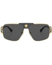 Versace - Eyewear Oversized Frame Sunglasses - Lyst