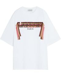 Lanvin - Curb Lace Oversized T-Shirt - Lyst