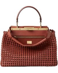 Fendi - Sienna Interlaced Leather Bag - Lyst