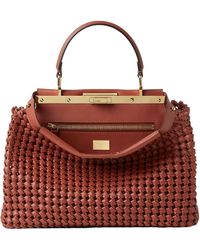 Fendi - Sienna Interlaced Leather Bag - Lyst