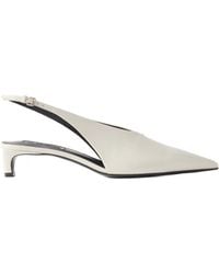 Jil Sander - Slingback Heeled Pumps - Lyst