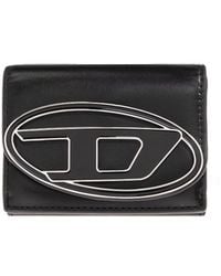 DIESEL - 1Dr Logo Plaque Tri-Fold Wallet - Lyst