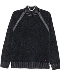Liu Jo - Ribbed Panelled Sweater - Lyst