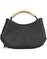 Moschino - Logo Debossed Shoulder Bag - Lyst