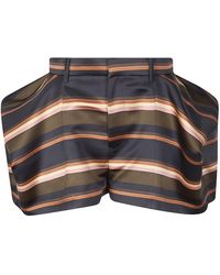 Sacai - Horizontal Stripe Shorts - Lyst