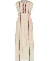 Isabel Marant - Isabel Marant Étoile Liviane Embroidered Dress - Lyst