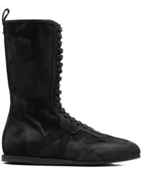 Ann Demeulemeester - Suede Boots - Lyst
