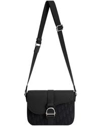 Dior - Saddle Heritage Messenger Bag With Flap - Lyst