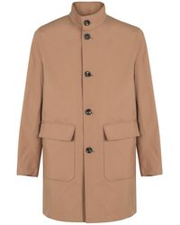 Herno - Long-Sleeved Button-Up Coat - Lyst