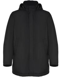 Herno - Long-Sleeved Hooded Down Jacket - Lyst