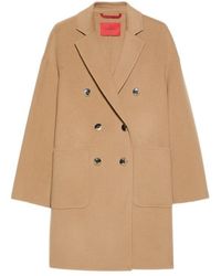 MAX&Co. - Double-Woven Wool Coat - Lyst