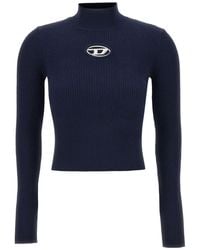 DIESEL - M-Valari-Tn Rib-Knit Top - Lyst