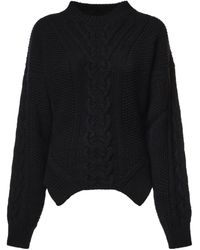 Dondup - Cable-Knit Wool Sweater - Lyst