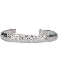 MM6 by Maison Margiela - Logo Engrave Bangle - Lyst