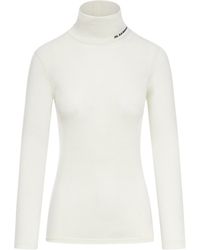 Jil Sander - High-Neck T-Shirt - Lyst