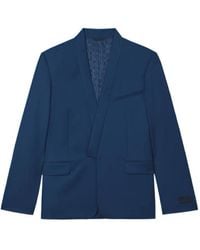 KENZO - Single Breasted Kimono Tailored Jacket - Lyst
