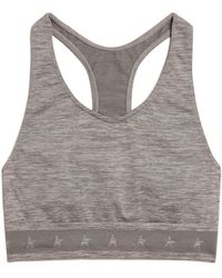 Golden Goose - Logo-Underband Cropped Top - Lyst