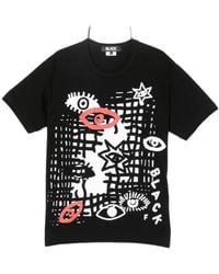 Comme des Garçons - Graphic-Print Round-Neck T-Shirt - Lyst
