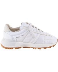 Maison Margiela - Panelled Lace-Up Sneakers - Lyst