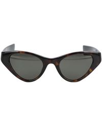 Saint Laurent - Eyewear Cat-Eye Frame Sunglasses - Lyst