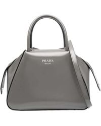 Prada - Logo Shoulder Bag - Lyst