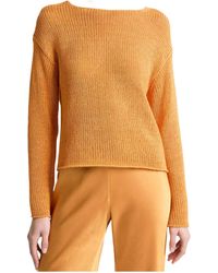 Vince - Ribbed-Knit Boat-Neck Sweater - Lyst