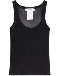 Max Mara - Bastia Sleeveless Ribbed Top - Lyst