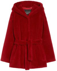 Weekend by Maxmara - Belted Hooded Coat - Lyst