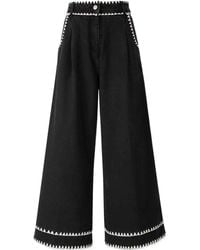 FARM Rio - Crochet-Embroidered Jeans - Lyst