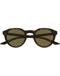 Gucci - Eyewear Oval Frame Sunglasses - Lyst