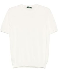Zanone - Knitted T-Shirt - Lyst