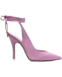 The Attico - The Pointed-Toe Ankle Strap Pumps - Lyst