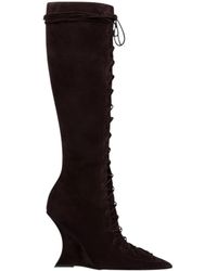 Paris Texas - Nina Lace-Up Boots - Lyst