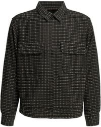 Needles - Dobby Square Lightweight Zip Jacket - Lyst