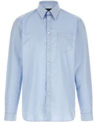 Gucci - Collared Long-Sleeve Poplin Shirt - Lyst