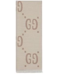 Gucci - Gg Jacquard Scarf - Lyst