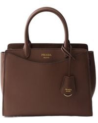 Prada - Medium Prelude Leather Handbag - Lyst