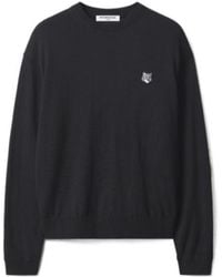 Maison Kitsuné - Maison Kitsuné Fox Head Merino Sweater - Lyst