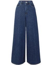 Goldsign - Dark Straight-Leg Jeans - Lyst