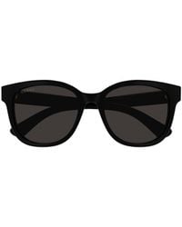 Gucci - Eyewear Panthos Frame Sunglasses - Lyst