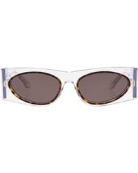 Alaïa - Alaïa Oval-Frame Sunglasses - Lyst