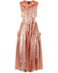 Maticevski - Trailblaze Ruffled Metallic Brocade Gown - Lyst