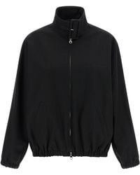 Courreges - 'Buckle Zipped Bomber' Jacket - Lyst