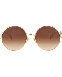 Chloé - Chloé Eyewear Round Frame Sunglasses - Lyst