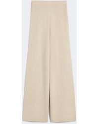 Max Mara - Judy Wide Leg Knitted Trousers - Lyst
