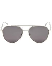McQueen - Eyewear Aviator Sunglasses - Lyst