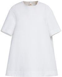 Marni - Crewneck Mini T-Shirt Dress - Lyst