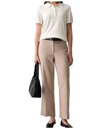 Calvin Klein - Fine Gauge Short-Sleeve Polo Top - Lyst