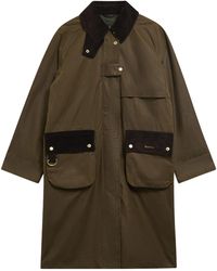 Barbour - Corduroy Collar Field Coat - Lyst