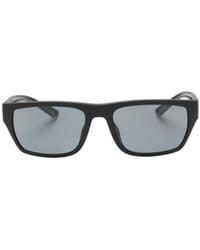 Emporio Armani - Rectangle-Frame Sunglasses - Lyst
